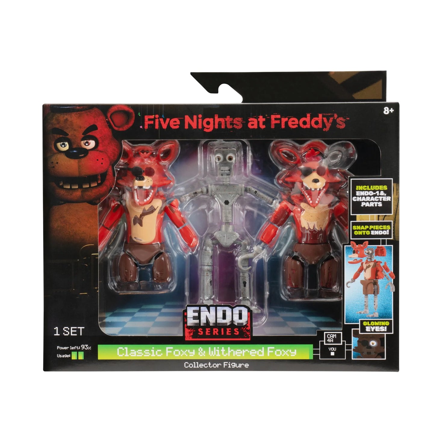 ファイブ・ナイツ・アット・フレディーズ 着せ替え アクションフィギュア Foxy