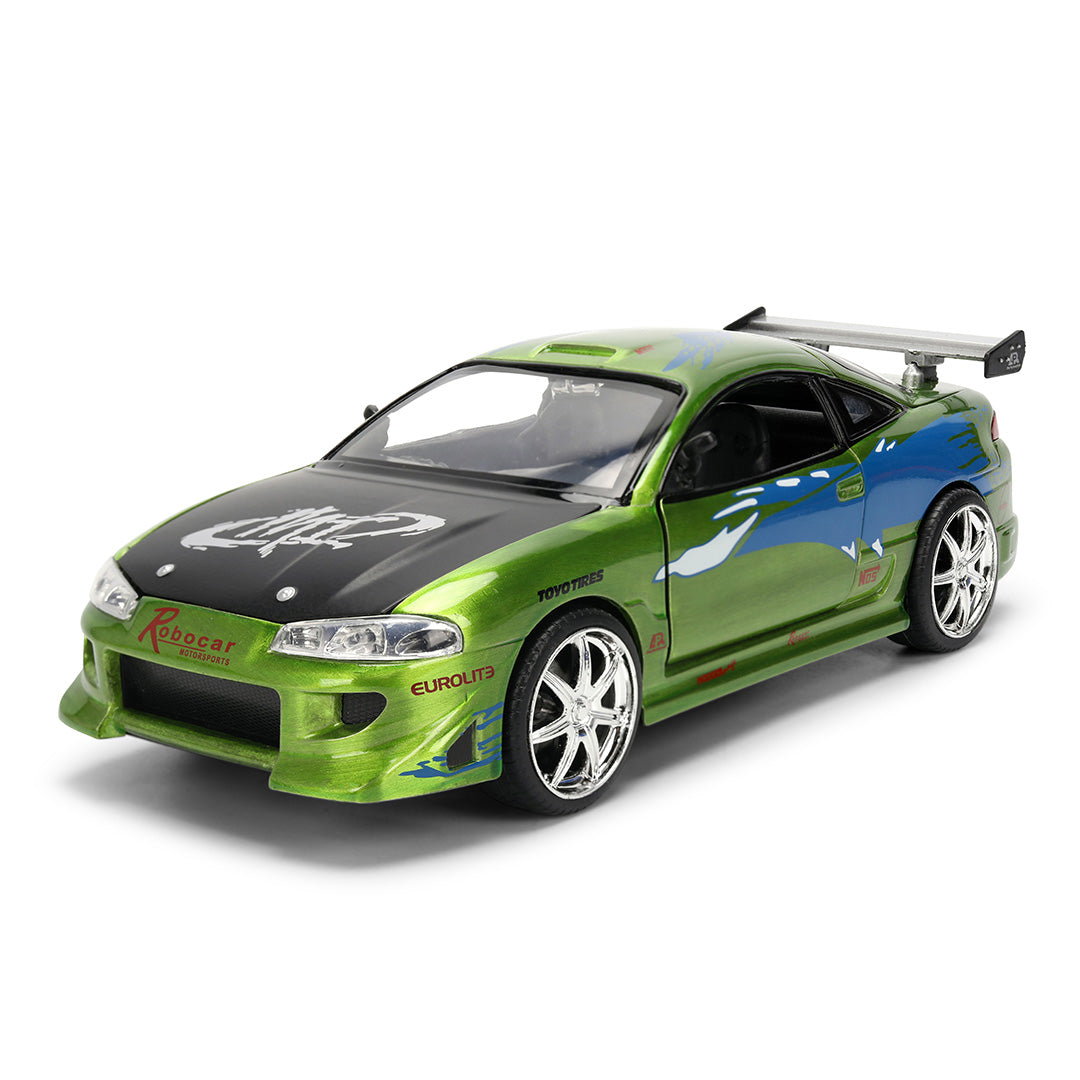ワイルド・スピード 1/24スケール BRIAN'S MITSUBISHI ECLIPSE ダイキャストミニカー 25周年記念特別塗装 COLOR BRUSH FINISH
