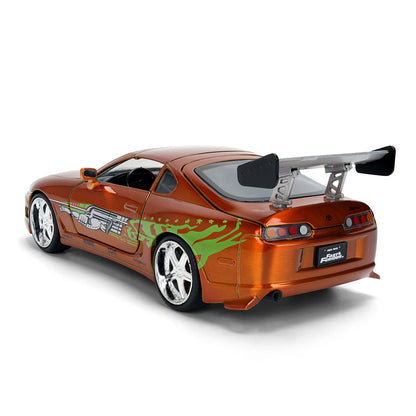 ワイルド・スピード 1/24スケール BRIAN'S TOYOTA SUPRA ダイキャストミニカー 25周年記念特別塗装 COLOR BRUSH FINISH