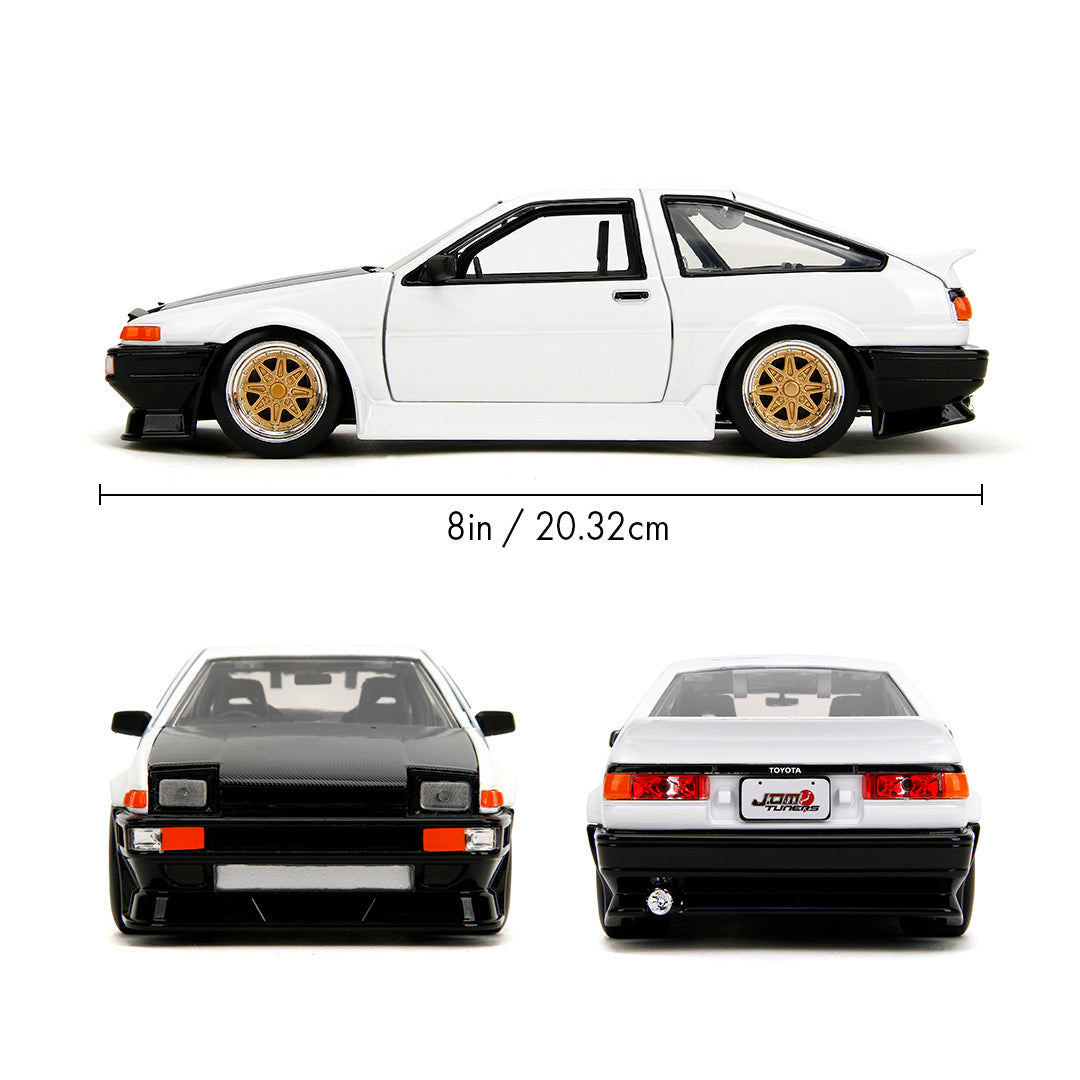 JDM TUNERS 1/24 1986 Toyota Trueno AE86 ダイキャストミニカー 35956