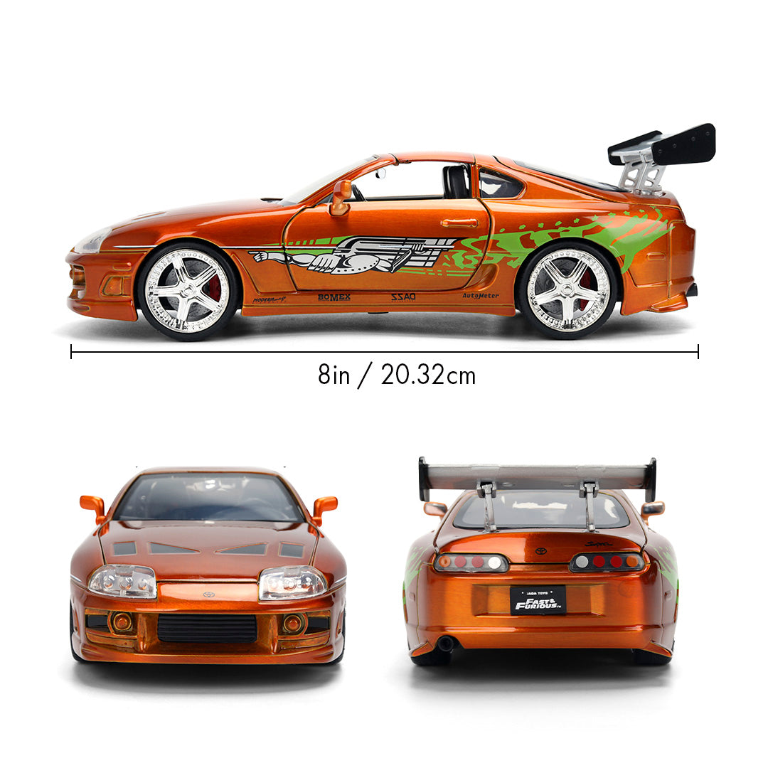 ワイルド・スピード 1/24スケール BRIAN'S TOYOTA SUPRA ダイキャストミニカー 25周年記念特別塗装 COLOR BRUSH FINISH