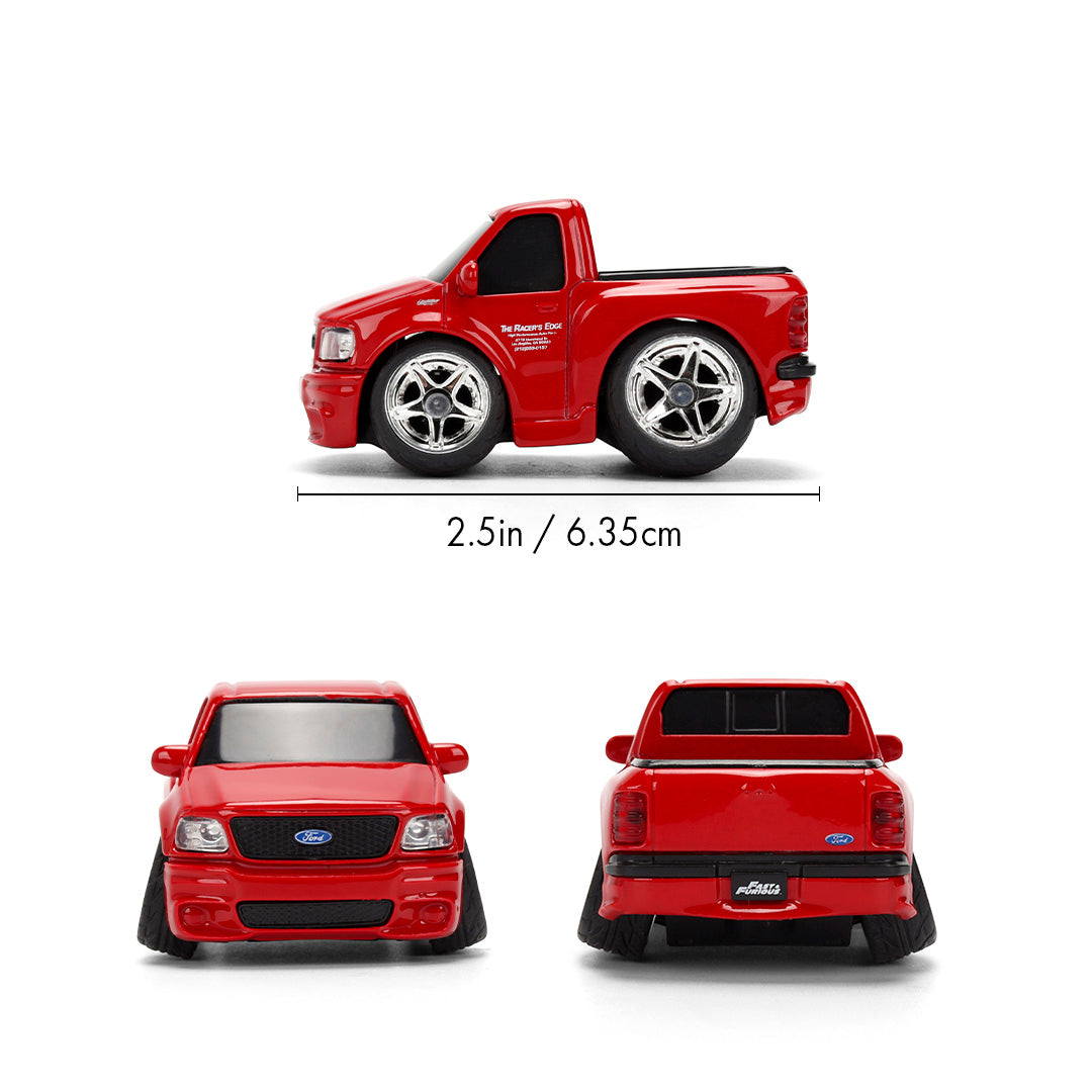 ワイルド・スピード Small Blocks 小サイズ 1999 Ford F-150 SVT Lightning Red ダイキャストミニカー
