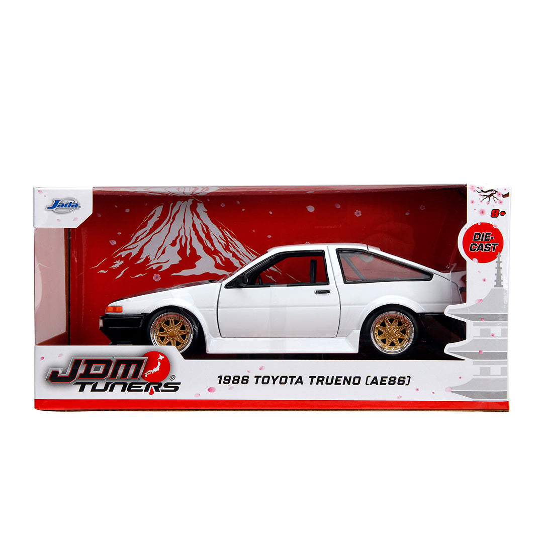 ミニカー 1986 Toyota Trueno AE86 JDM Tuners 1/24 JDM TUNERS 1/24 1986 Toyota Trueno AE86 ダイキャストミニカー 35956