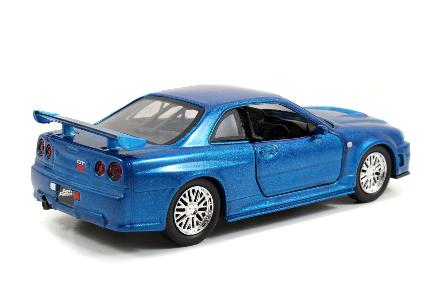 ワイルド・スピード 1/32 BRIAN'S NISSAN SKYLINE GT-R [BNR34] BLUE ダイキャストミニカー