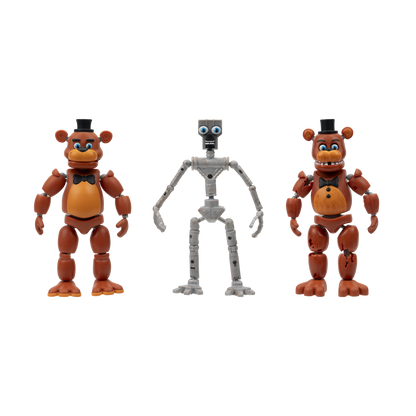ファイブ・ナイツ・アット・フレディーズ 着せ替え アクションフィギュア Freddy