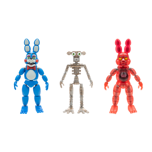 [予約] ファイブ・ナイツ・アット・フレディーズ 着せ替え アクションフィギュア Toy Bonnie & System Error Toy Bonnie