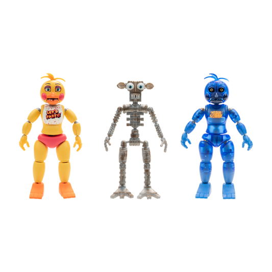[予約] ファイブ・ナイツ・アット・フレディーズ 着せ替え アクションフィギュア Toy Chica & Highscore Toy Chica